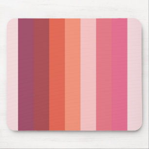 Rosa Streifen Mousepad