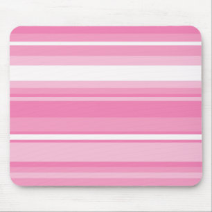 Rosa Streifen Mousepad