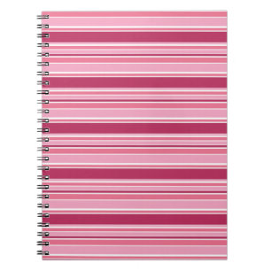 Rosa Streifen Notizblock
