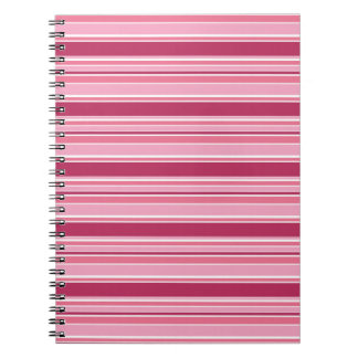 Rosa Streifen Notizblock
