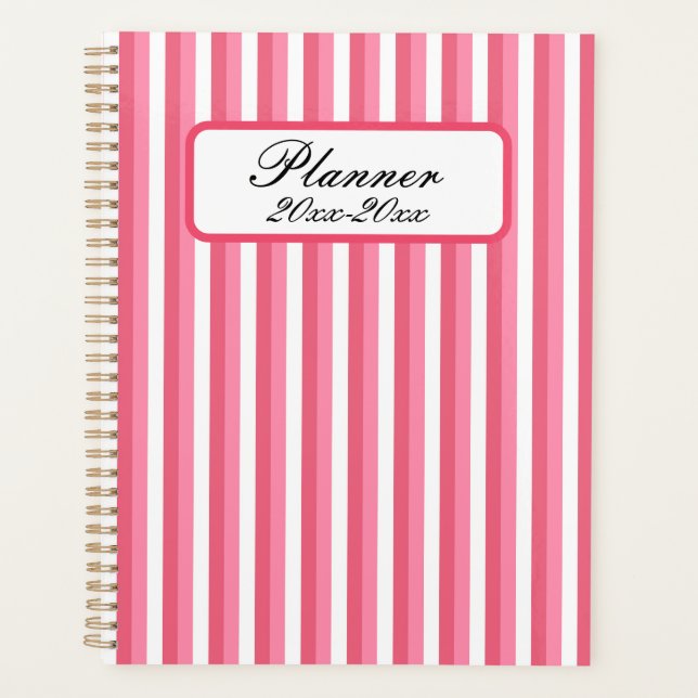 Rosa Streifen Planer (Vorderseite)