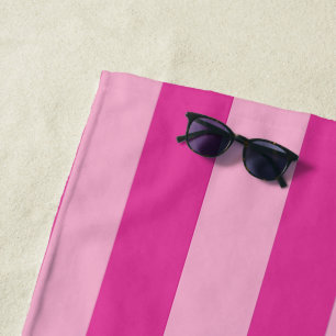 Rosa Streifen  Strandtuch