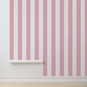 Rosa Streifen, weiße Streifen, gestreiftes Muster Tapete