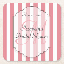 Rosa Stripes Monogramm Persoalized