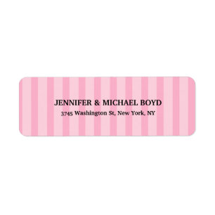 Rosa Stripes Retro stilvolle klassische Familie
