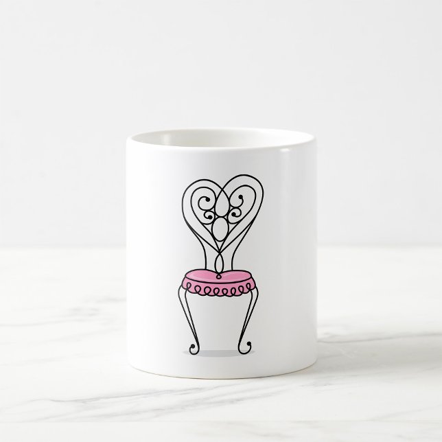 Rosa Stuhl Kaffeetasse (Von Creator hochgeladen)
