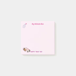 Rosa süß minimalistischer Kdrama Kpop 2 Fotos Mädc Post-it Klebezettel