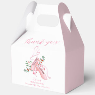 Rosa süße Winter-Ballerina-Tutu Kalte Babyparty  Geschenkschachtel