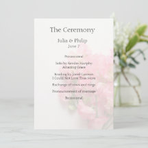 Rosa Süßerbsen mit Textplatz Hochzeit