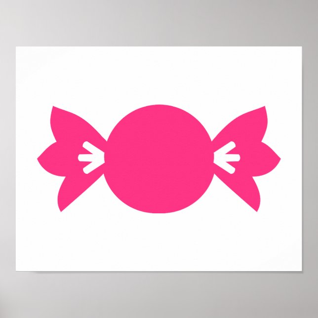 Rosa Süßigkeiten Poster (Vorne)