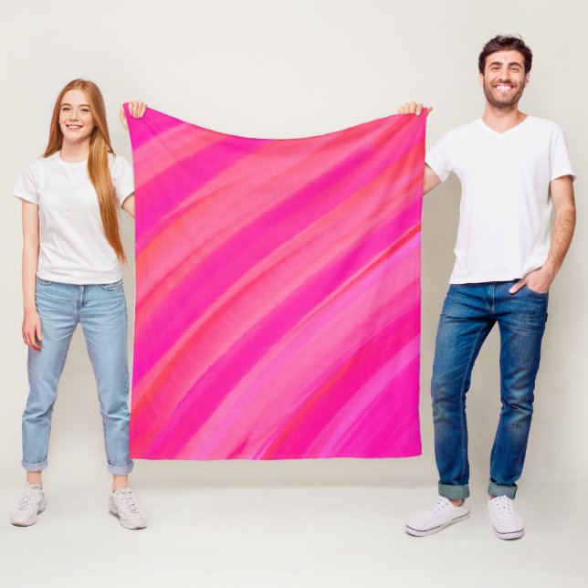 Rosa Swirl Abstrakt Fleecedecke (Beispiel)