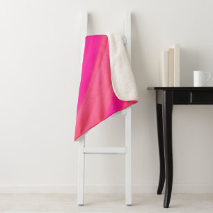 Rosa Swirl Abstrakt Sherpadecke