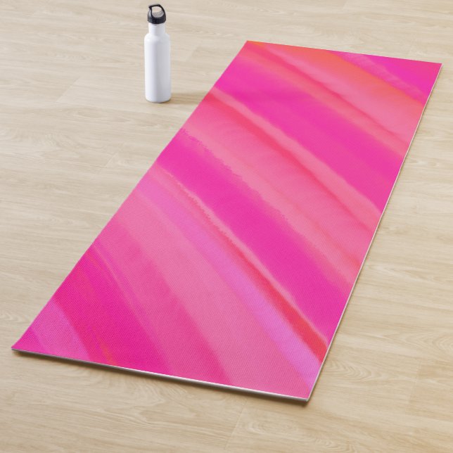 Rosa Swirl Abstrakt Yogamatte (Beispiel)