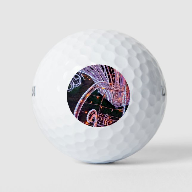 Rosa Swirl Golfball (Vorderseite)