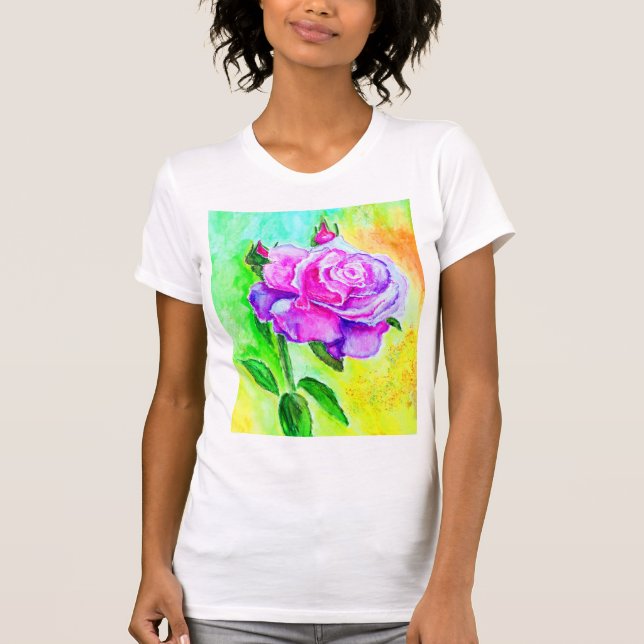 Rosa T - Shirt (Vorderseite)
