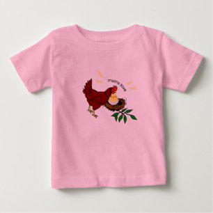 Rosa T-Shirt für Baby Mädchen.