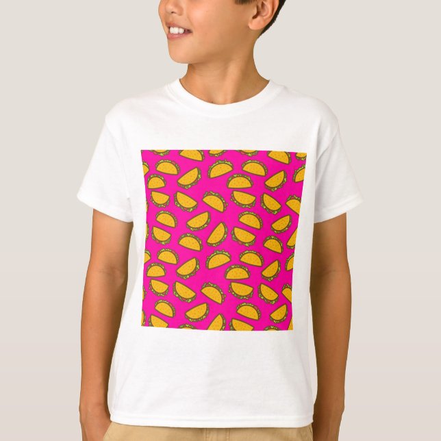 Rosa Tacos T-Shirt (Vorderseite)