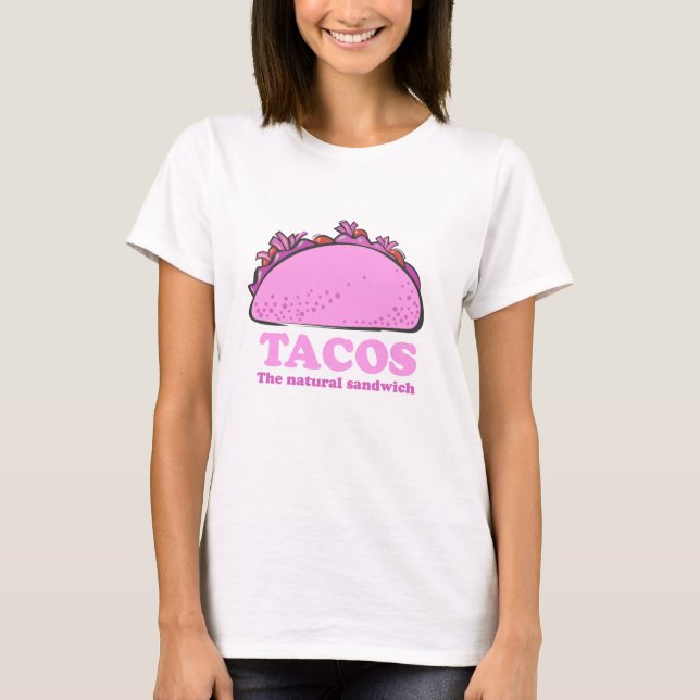ROSA TACOS T-Shirt (Vorderseite)