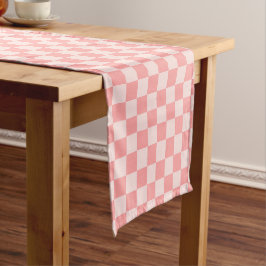 rosa Tafel Kurzer Tischläufer