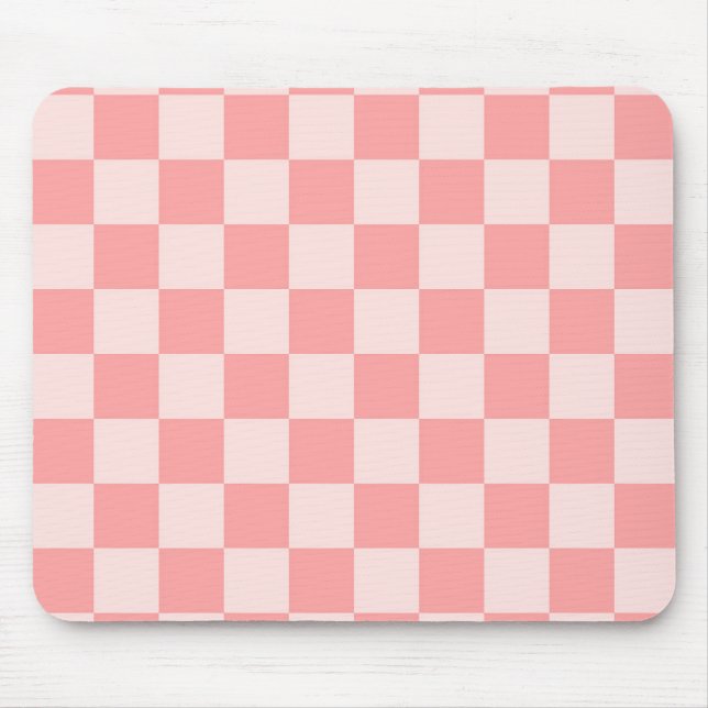 rosa Tafel Mousepad (Vorne)