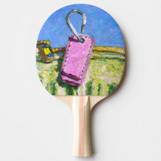 Rosa Tag Expressionistische Gemälde iPad mini Tischtennis Schläger