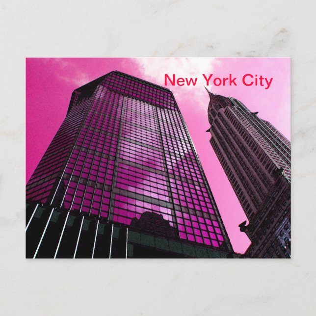 Rosa Tage Postkarte (Vorderseite)