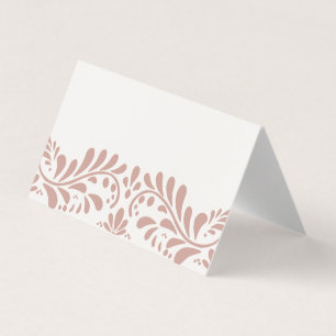 Rosa Talavera Tile Fiesta Platzkarte Tischdekor