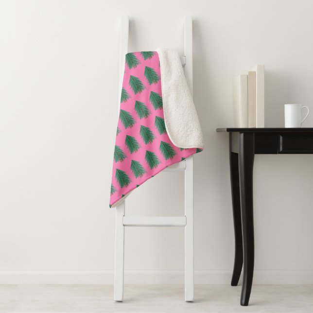 Rosa Tannenwald Sherpadecke (Beispiel)