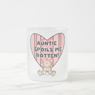 Rosa Tante Spoils Me Tshirts und Geschenke Mattglastasse