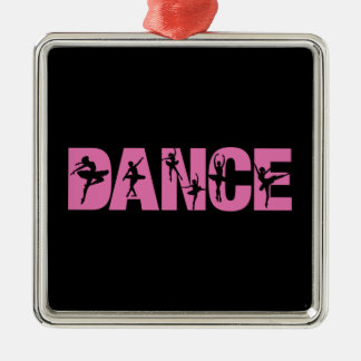 Rosa Tanz mit Ballerina Cutouts Ornament Aus Metall