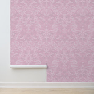 Rosa Tarnmuster Tapete