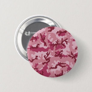 Rosa Tarnung Button