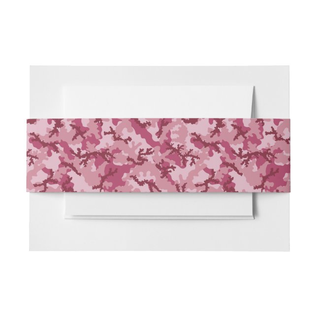 Rosa Tarnung Einladungsbanderole (Vorderseite Beispiel)