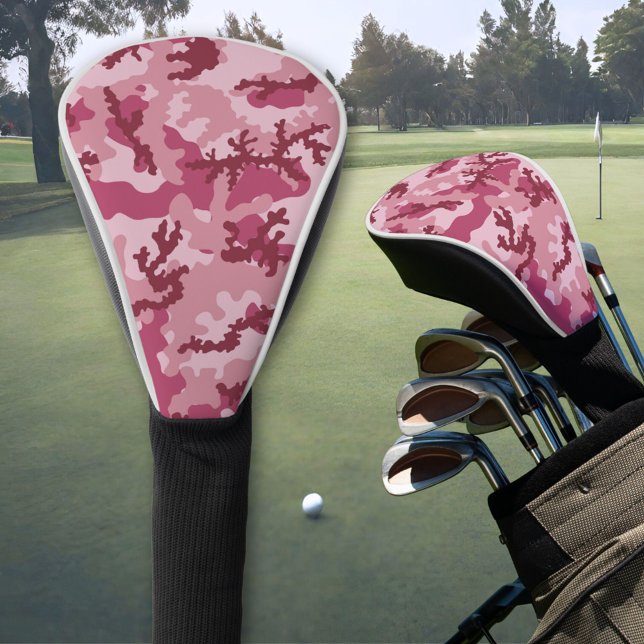 Rosa Tarnung Golf Headcover (Von Creator hochgeladen)