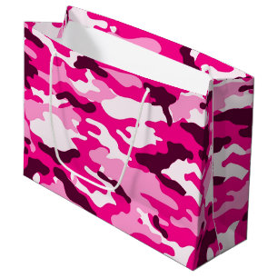 Rosa Tarnung Große Geschenktasche Geschenktüte