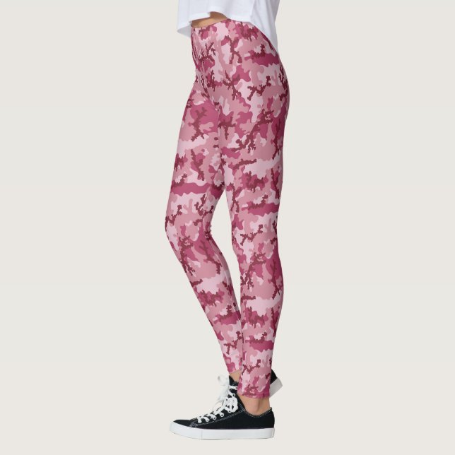 Rosa Tarnung Leggings (Links)