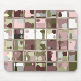Rosa Tarnung MehrfarbenMousepad Mousepad