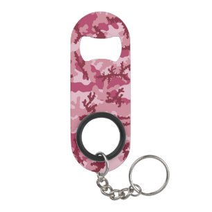 Rosa Tarnung Mini Flaschenöffner