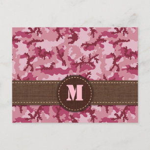 Rosa Tarnung Postkarte