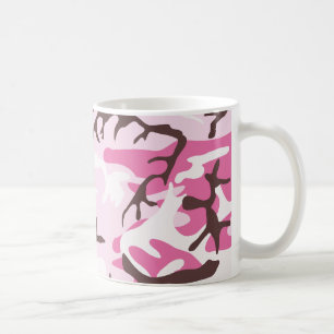 Rosa Tarnungs-Tasse Kaffeetasse