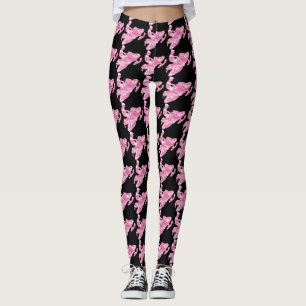 Rosa TarnungSnowmobile Leggings