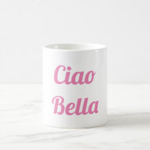 Rosa Tasse Ciao Bella