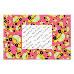 Rosa Taximuster Fotodruck