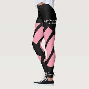 Rosa Team/Club-Leggings mit Fake Shorts Leggings