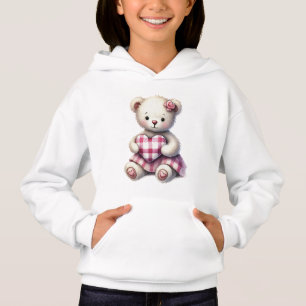 Rosa Teddybär Baby Mädchen Kapuzenpullover Hoodie
