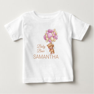 Rosa Teddybär Baby T-shirt
