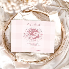 Rosa Tee mit der Mama, Diapper zu sein Begleitkarte