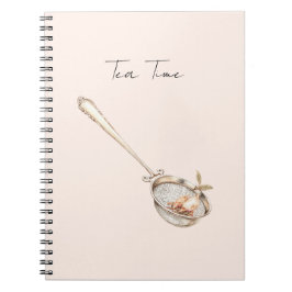 Rosa Teestunde Notizblock