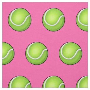 Rosa Tennisball Stoff