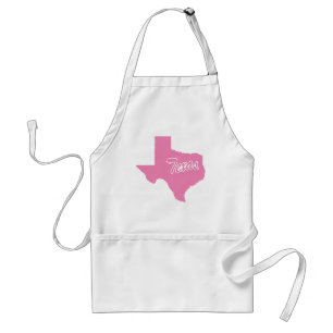 Rosa Texas Erwachsenenschürze Schürze